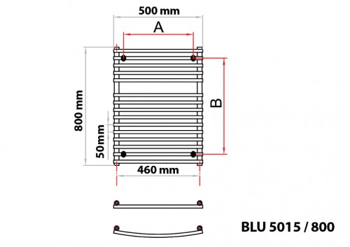  VİGO Electric Heater, VİGO Panel Radiator, VİGO Decorative Radiator-BLU TOWEL RADIATOR TYPES