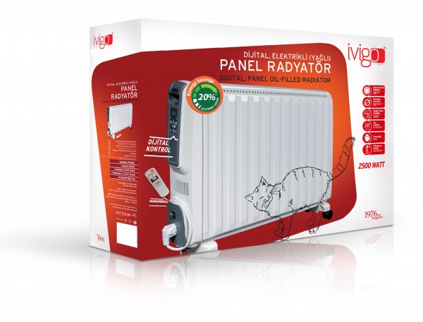 Ivigo Digital Panel Oil Filled Radiator